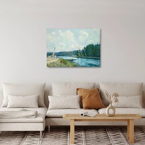 Obraz - Alfred Sisley, The Banks of the Oise, reprodukcia (70x50 cm)