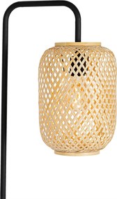 Inteligentná stojaca lampa bambusová vrátane WiFi ST64 - Yvonne