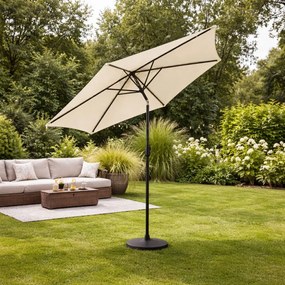 Záhradný slnečník 270 cm s naklápaním béžová