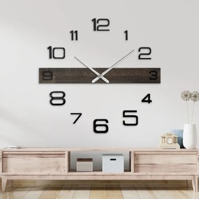 Minimalistické elegantné hodiny dubové drevo I SENTOP MAS023-BLACK-3169
