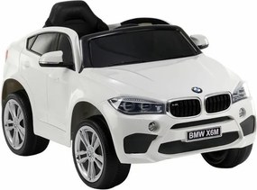 LEAN CARS BMW X6 Batéria Auto Biela koža, EVA