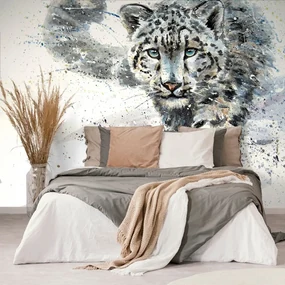 Samolepiaca tapeta kreslený leopard