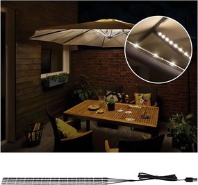Paulmann 94208 - LED/1,8W Osvetlenie slnečníka PARASOL 5V/USB 1,6m