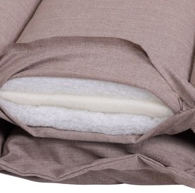 InternetovaZahrada Poduška na lehátko Vlnka - béžová