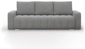 Trojmiestna rozkladacia sedačka ABRIELLE sivá
