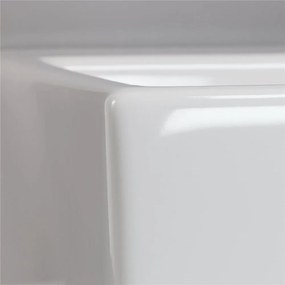 DURAVIT Vero Air obdĺžniková umývadlová misa bez otvoru, s prepadom, 600 x 470 mm, biela, s povrchom WonderGliss, 23526000601