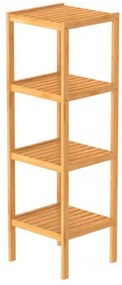 Schütte Bambusový regál so 4 priehradkami BMBA02-REG41