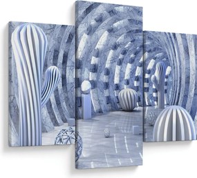 Obraz - 3D abstrakcia (90x60 cm)