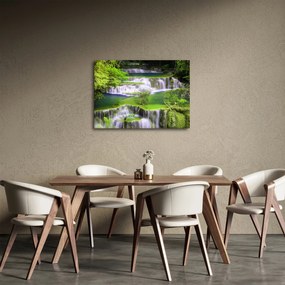 Obrázok - Vodopády Huay Mae Khamin, Kanchanaburi, Thajsko (70x50 cm)