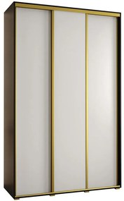 Skriňa 45 Canaris 1 160 čierna/biela/gold