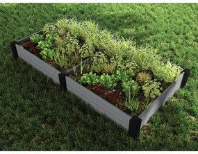 Keter Vyvýšený záhon Vista Modular Garden Bed dvojbalenie šedý