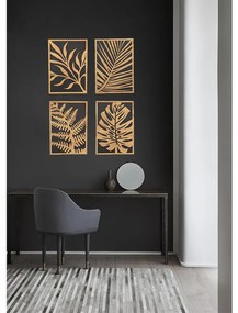 AMADEA Drevený obraz list palmy, rozmer 30 x 21 cm, český výrobok