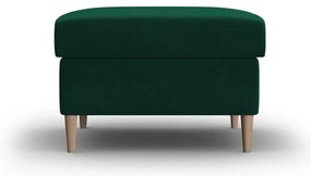 Zelená zamatová podnožka Kyoto – Cosmopolitan Design