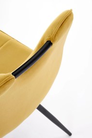 Jedálenská stolička Kendy (horčicová). Akcia -12%. Vlastná spoľahlivá doprava až k Vám domov. 1068021