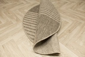 Koberec Patio 5029/178 béžový / hnedý kruh