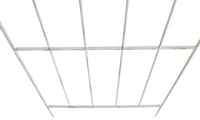 2x Mriežka na popínavé rastliny Paula - 180 x 85,5 cm - Biela antik