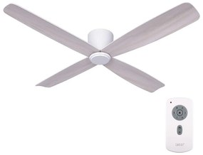 Lucci air Lucci air 210986 - Stropný ventilátor FRASER biela/drevo + diaľkové ovládanie FAN00175