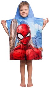 Detské pončo Spiderman 01 50x115 cm 100% Bavlna Jerry Fabrics