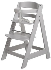 roba Detská drevená vysoká jedálenská stolička Sit Up (sivá)  (100306933)