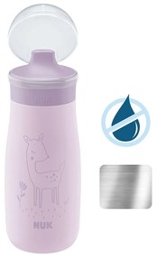 Detská fľaša NUK Mini-Me Sip nerez 300 ml (9+ m.) purple