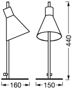 Ledvance - LED Stolná lampa DECOR TOKIO LED/5W/230V