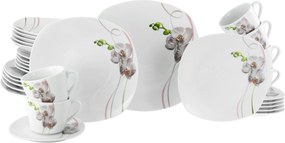XXXLutz KOMBINOVANÝ SERVIS Square Orchidee 30-dielne Creatable - Online Only bytové doplnky - 007768052002