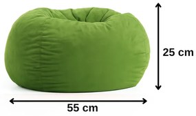Sedací vak leňošník zelený EMI