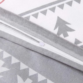 VIANOČNÉ FLANELOVÉ OBLIEČKY FLANELOVE 200X220 CM, 2KS 70X80 CM VZOROVANÉ