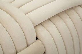 Lavice Softy 90 cm samet krémová