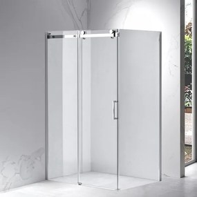 BPS-koupelny Obdĺžnikový sprchovací kút HYD-OK203C 120x80 chróm/transparent - bez vaničky