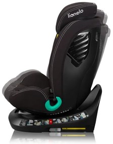 Lionelo otočná autosedačka s bázou BASTIAAN ONE i-Size 40-150 cm čierny karbón