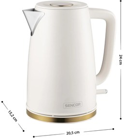 Sencor SWK 1780WH varná kanvica, biela