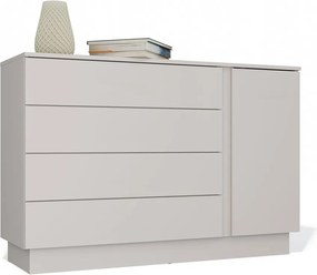 Komoda Amber 125 cm kašmírová