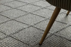Koberec TAHAR 99001G sivý, kosoštvorce