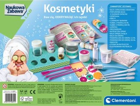 Vedecká zábava Kozmetické laboratórium Kúpeľ Soľný krém Kozmetika Poľský jazyk Clementoni 50891