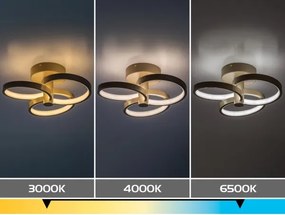Rabalux 71400-LED stmievateľné stropné svietidlo ISIDORA 32W/230V 3000-6500K priemer 31 cm béžové + diaľkové ovládanie