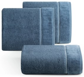 BAVLNENÝ UTERÁK SALADO 70X140 CM MODRÁ