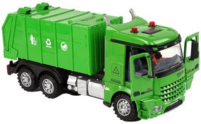 Lean Toys Smetiarske auto na diaľkové ovládanie - 2,4G zelené