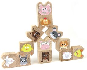 Milaniwood - Drevená balančná hra - domáce zvieratká