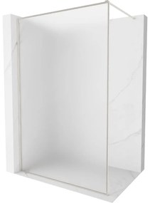 Mexen Kioto-F, sprchová zástena s rámom 70 x 202 cm, 8 mm sklo námraza, oceľový profil, 800-070-104-97-30