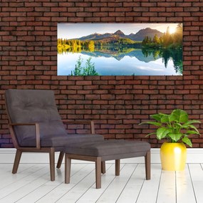 Obraz - Jazero (120x50 cm)