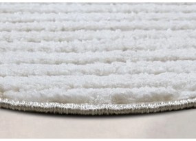 Biely okrúhly koberec ø 160 cm Panglao New York White – Elle Decoration