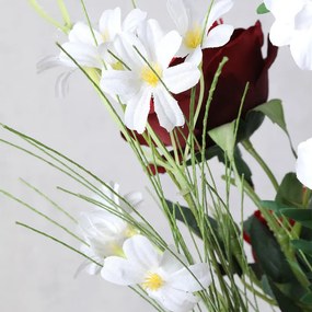 Kytica DELPHÍNIUM, RUŽA, LUČNÉ KVETY 95 cm