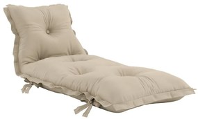 Béžový variabilný futón vhodný do exteriéru Karup Design OUT™ Sit&amp;Sleep Beige
