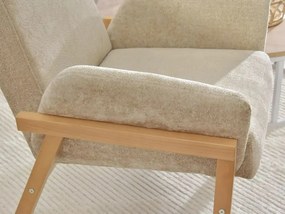 Čalúnené kreslo HENLEY béžové