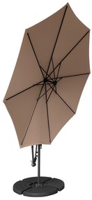 Zahradní slunečník Houseland Zynex 300 cm světle hnědý