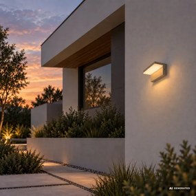 Rabalux 77219 - LED vonkajšie nástenné svietidlo ZARAGOZA LED/9W/230V IP54 béžová