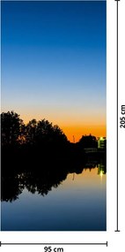 Fototapeta na dvere - Západ slnka (95x205cm)