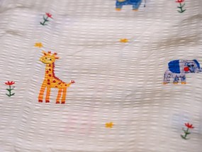 Krepové obliečky do postieľky Renforcé LITTLE SAFARI farebné Rozmer obliečky: 45 x 65 cm | 90 x 140 cm
