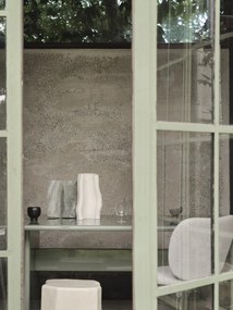 Ferm Living Kameninová váza Moire Off-white 30 cm